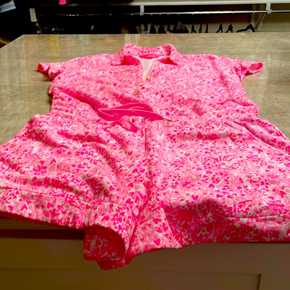 Lilly Pulitzer shorts romper